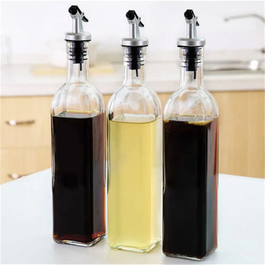 150ml 250ml 500ml Plastic Oil Bottle Leak-Proof Seasoning Storage Bottle Cook Seasoning Oil Soy Sauce Jar Vinegar Pot Dispenser