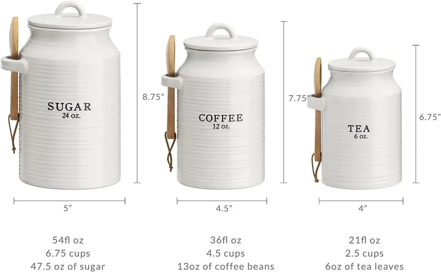 Canister Sets for Kitchen Counter